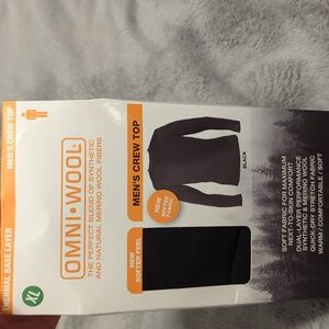 NWOT. Men's Omni- Wool Thermal Long Sleeve Top.